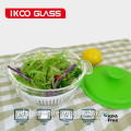 New product Glass pot with heat resistant glass storage set glassware